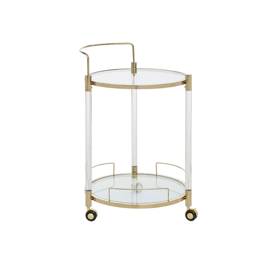 Oria Round Trolley Gold