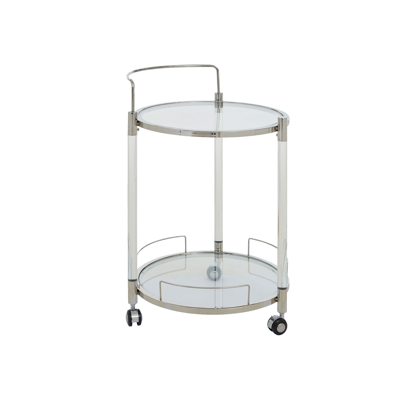Oria Round Trolley Silver