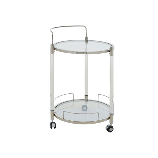 Oria Round Trolley Silver