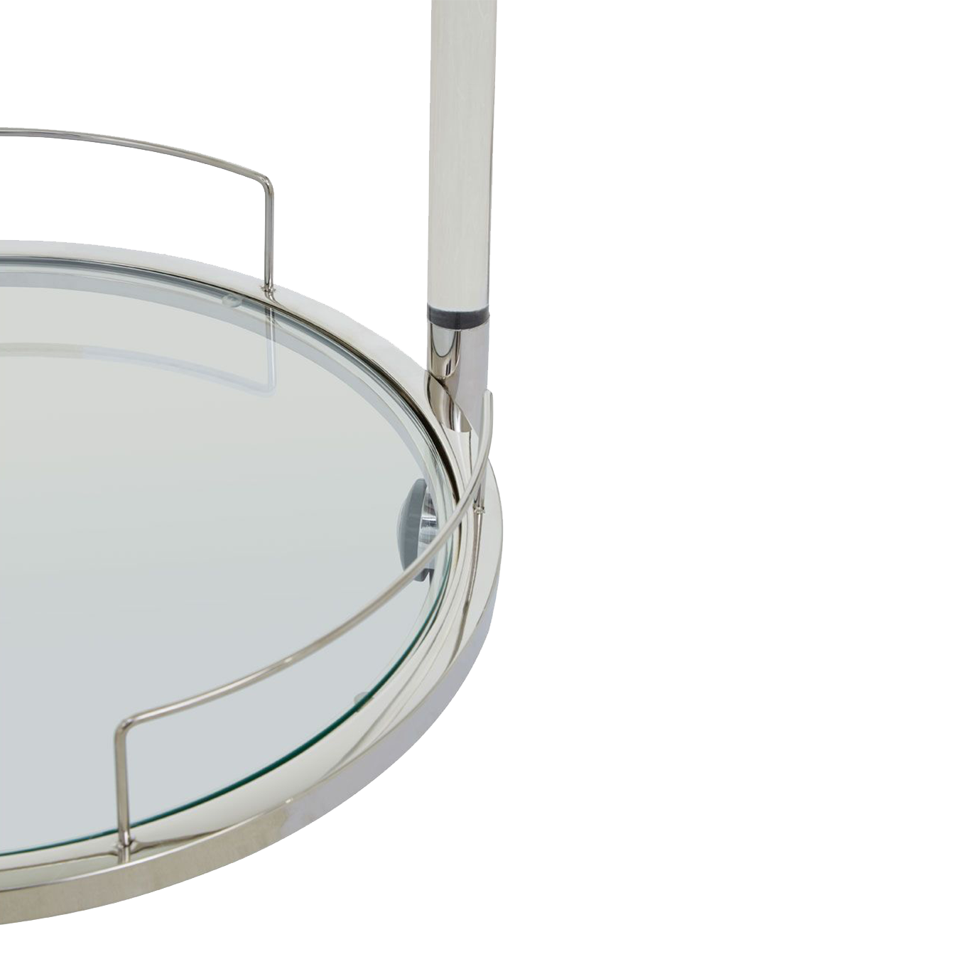 Oria Round Trolley Silver