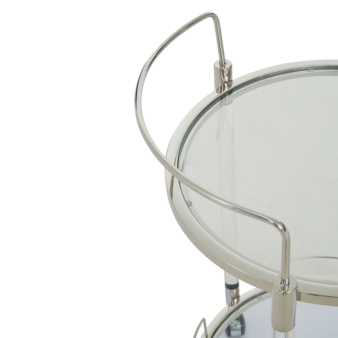 Oria Round Trolley Silver