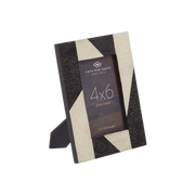 Ezra 4x6 Photo Frame Black/White