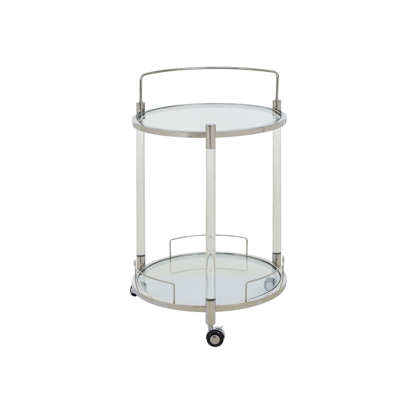 Oria Round Trolley Silver