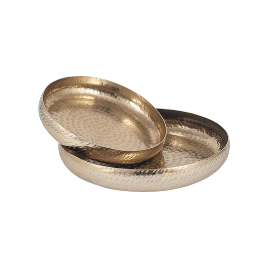 Gold Hammered Bowls