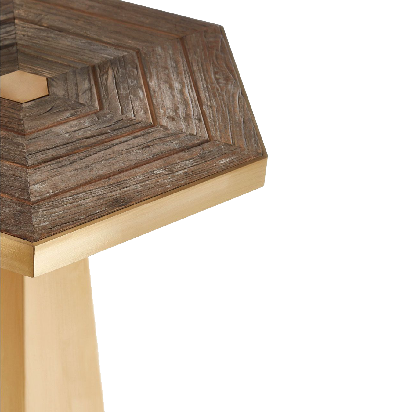 Titan Small Hexagon End Table