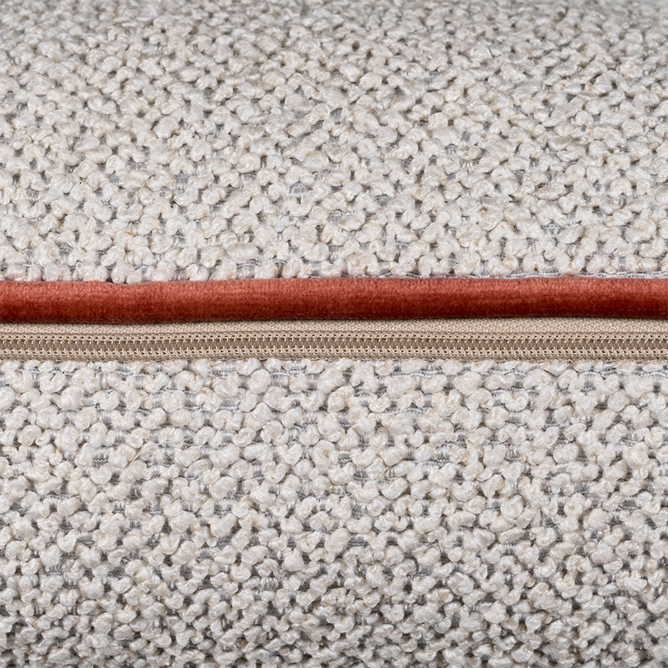 Leighton Ecru/Salmon 58 x 58