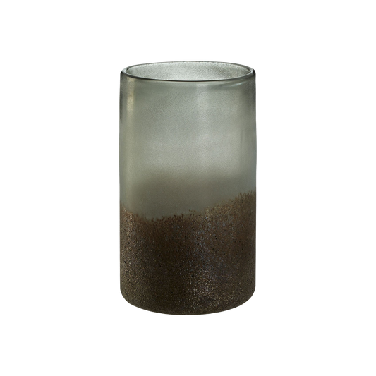 Chiara Grey Metallic Vase