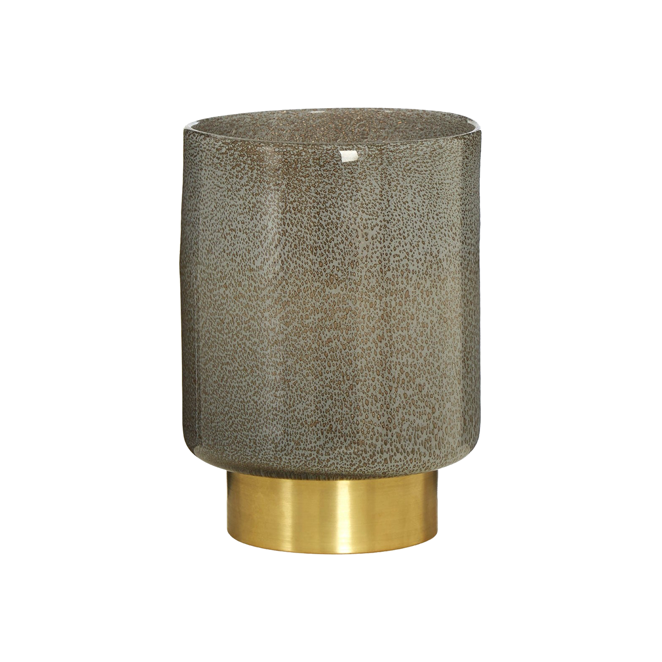 Cleo Grey And Gold Finish Vase