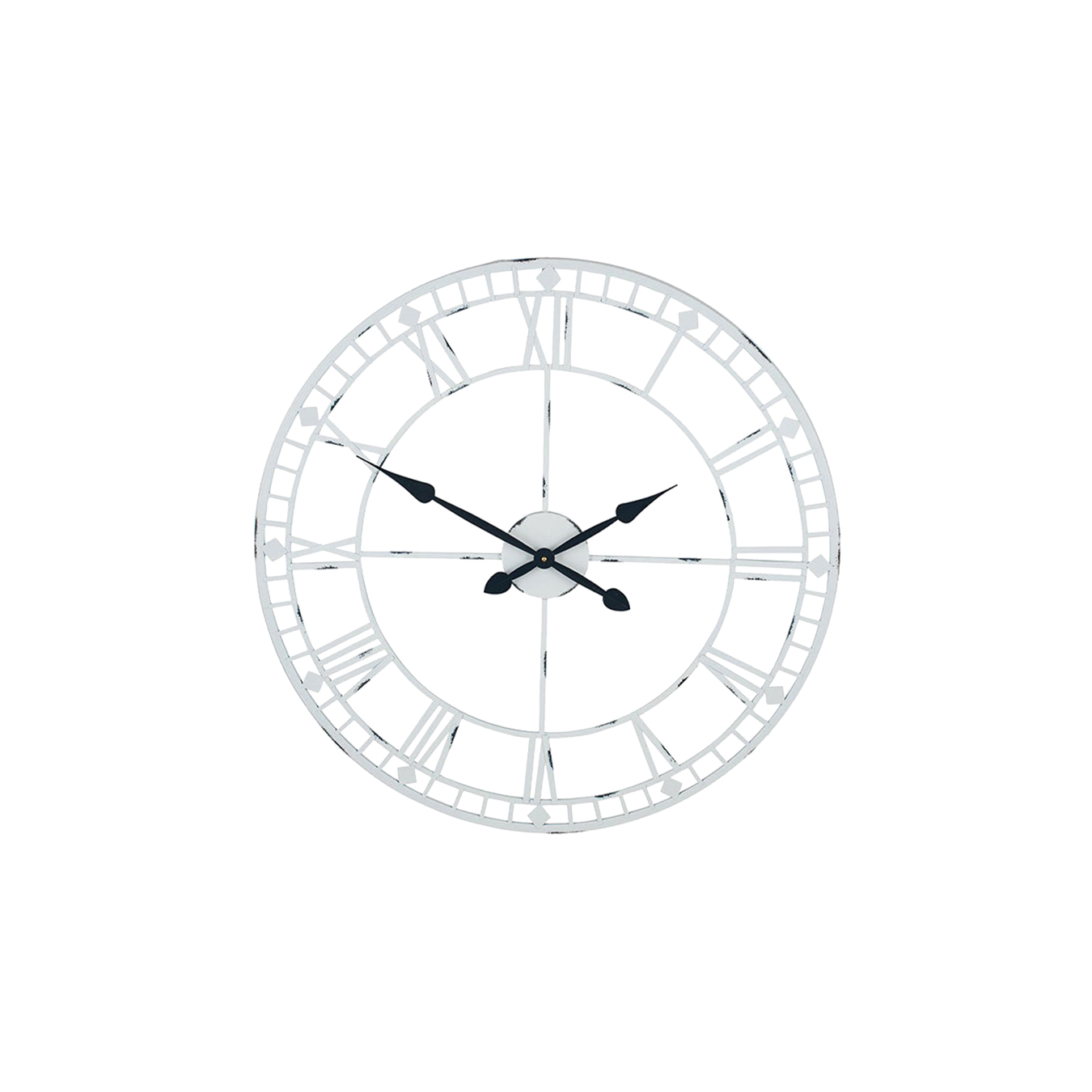 Soft Grey Large Wall Clock