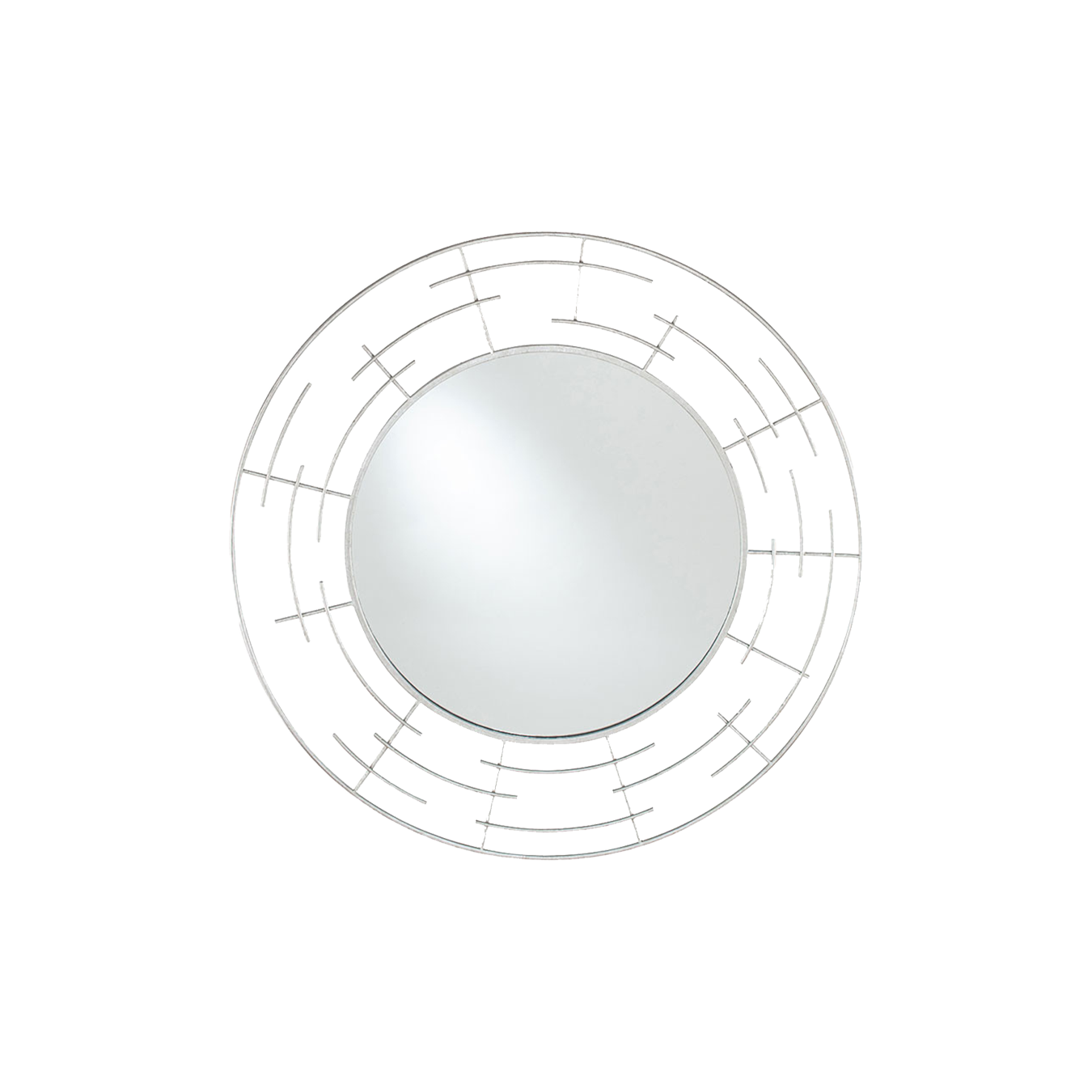 Metal Frame Round Wall Mirror