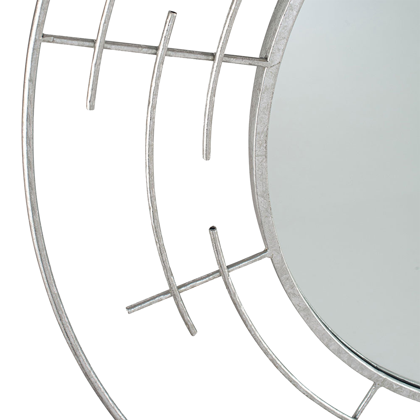 Metal Frame Round Wall Mirror