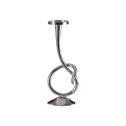 Twist Nickel Candle Holder