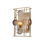 Gold Agate Wall Light