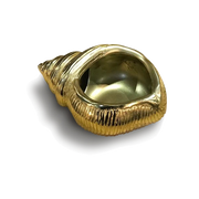 Gold Sea Snail Tea Light Holder
