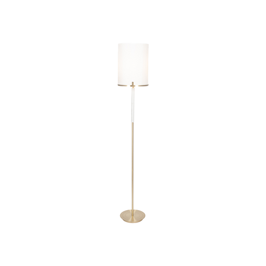 Champagne & Marble Floor Lamp