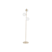 Asterope White Orb & Gold Floor Lamp