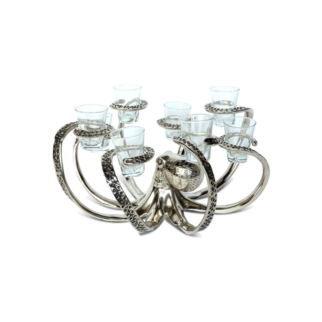 Octopus Eight Shot Glass Holder