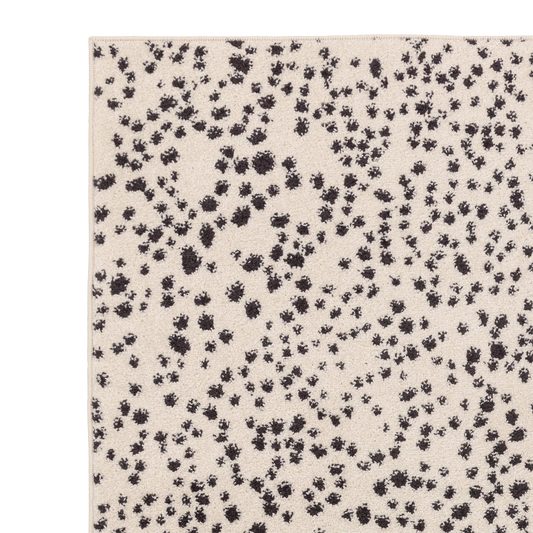 Muse Rug Black Spotty