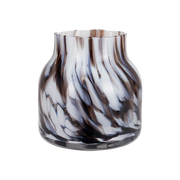 Tortoise Shell Glass Vase Small