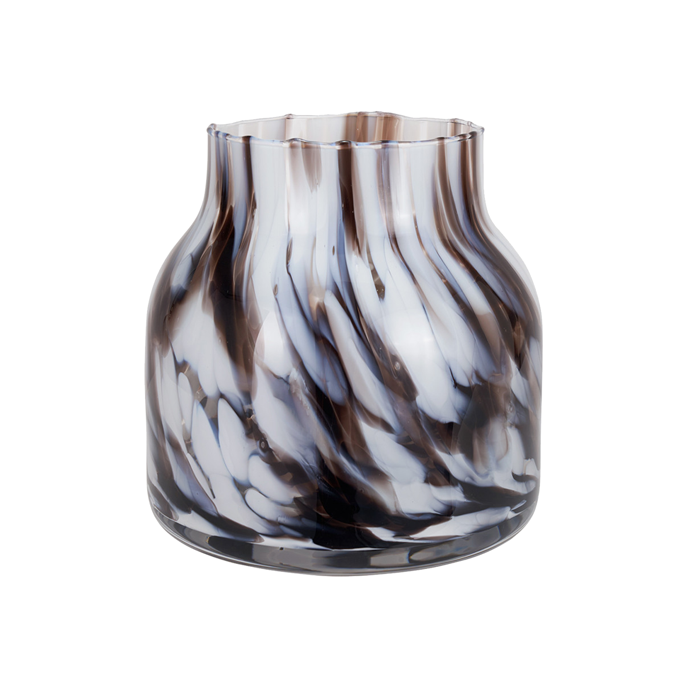Tortoise Shell Glass Vase Small – Stevensons Home