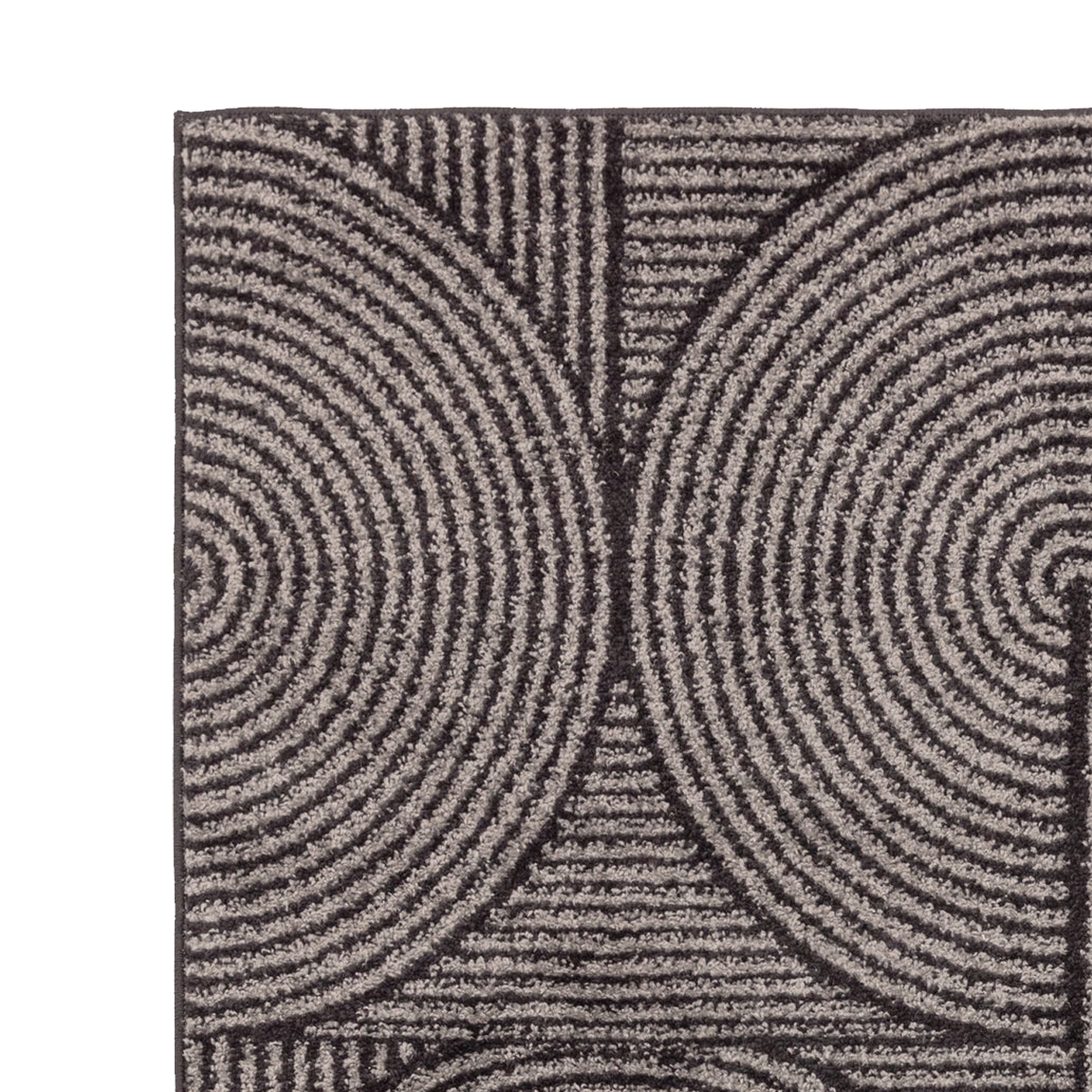 Muse Rug Charcoal Swirl