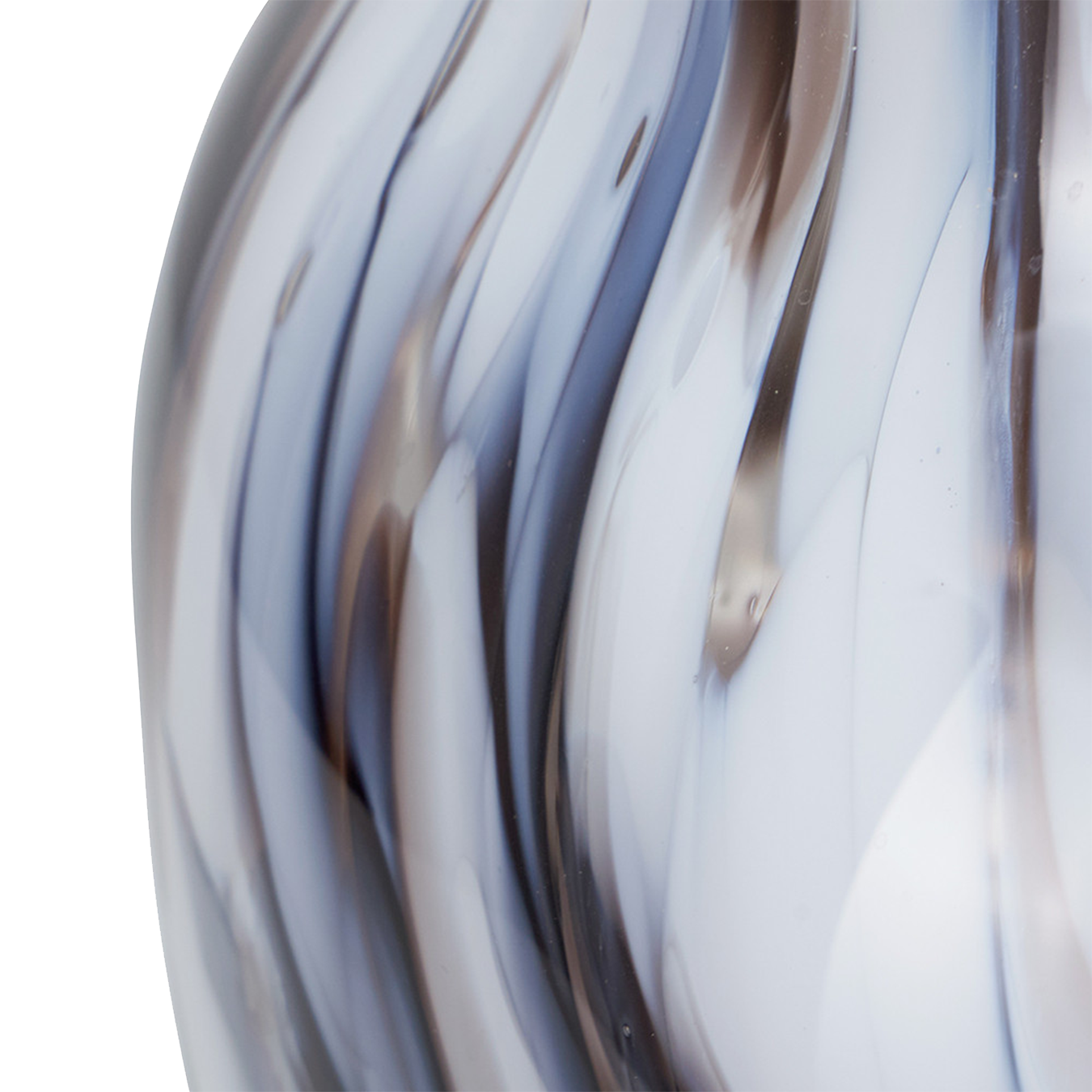 Tortoise Shell Glass Vase Small