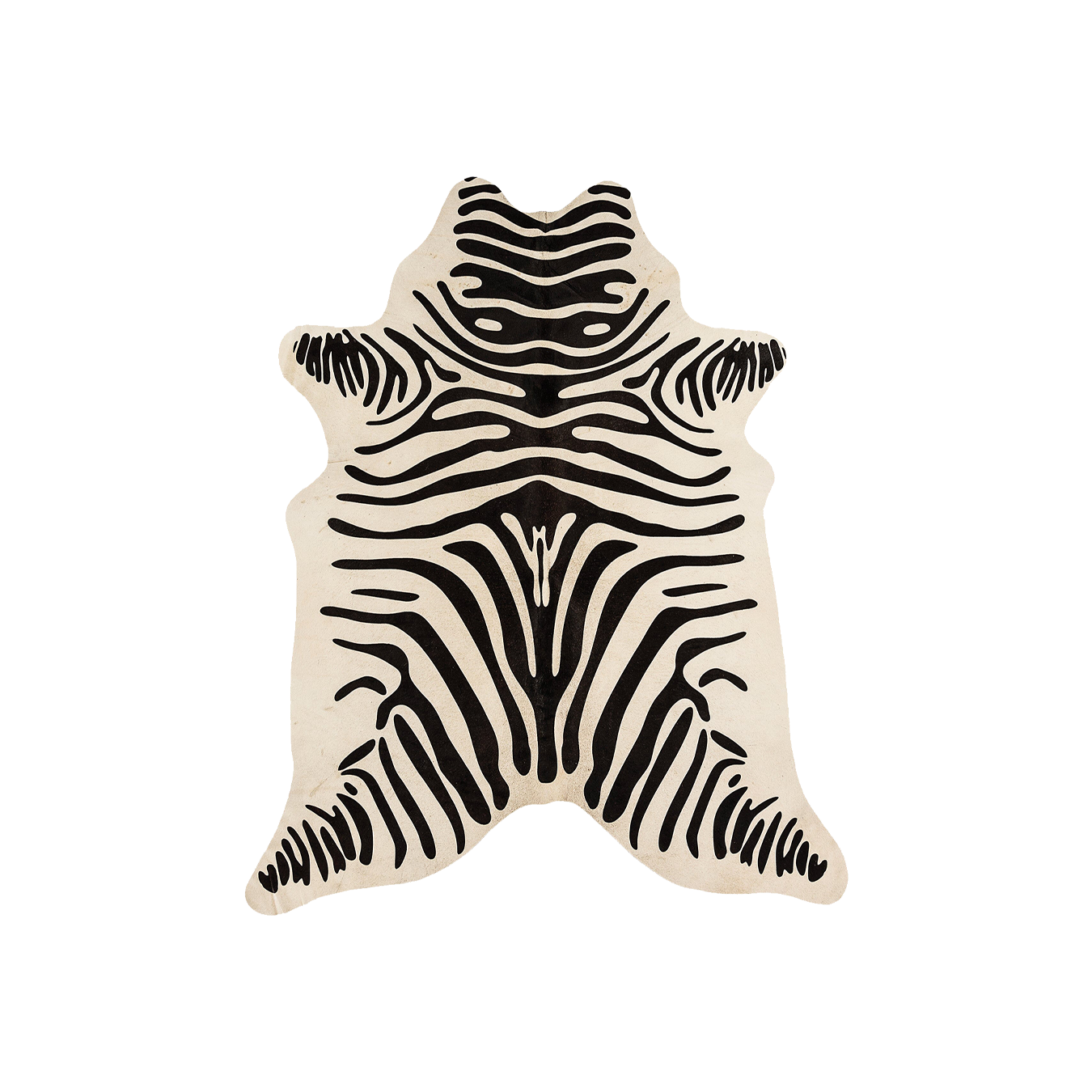 Rodeo Cowhide Rug Zebra Print