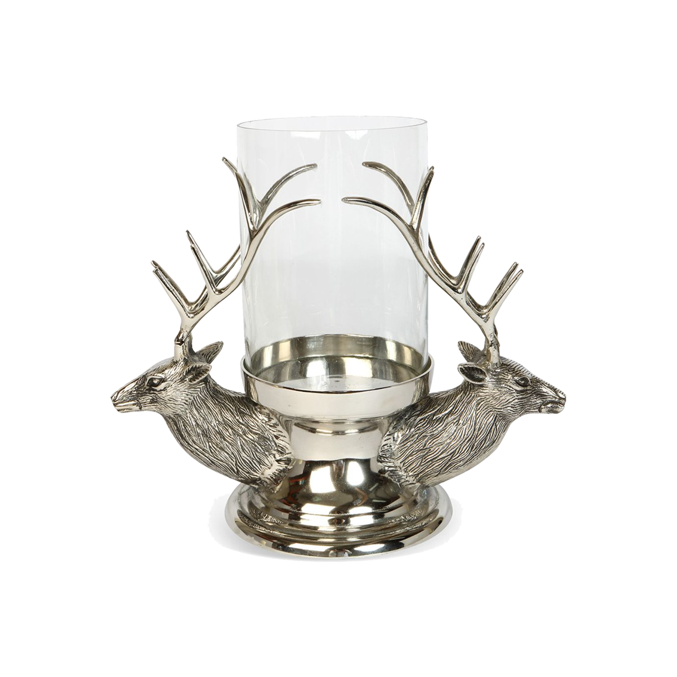 Stag Head Hurricane Lantern