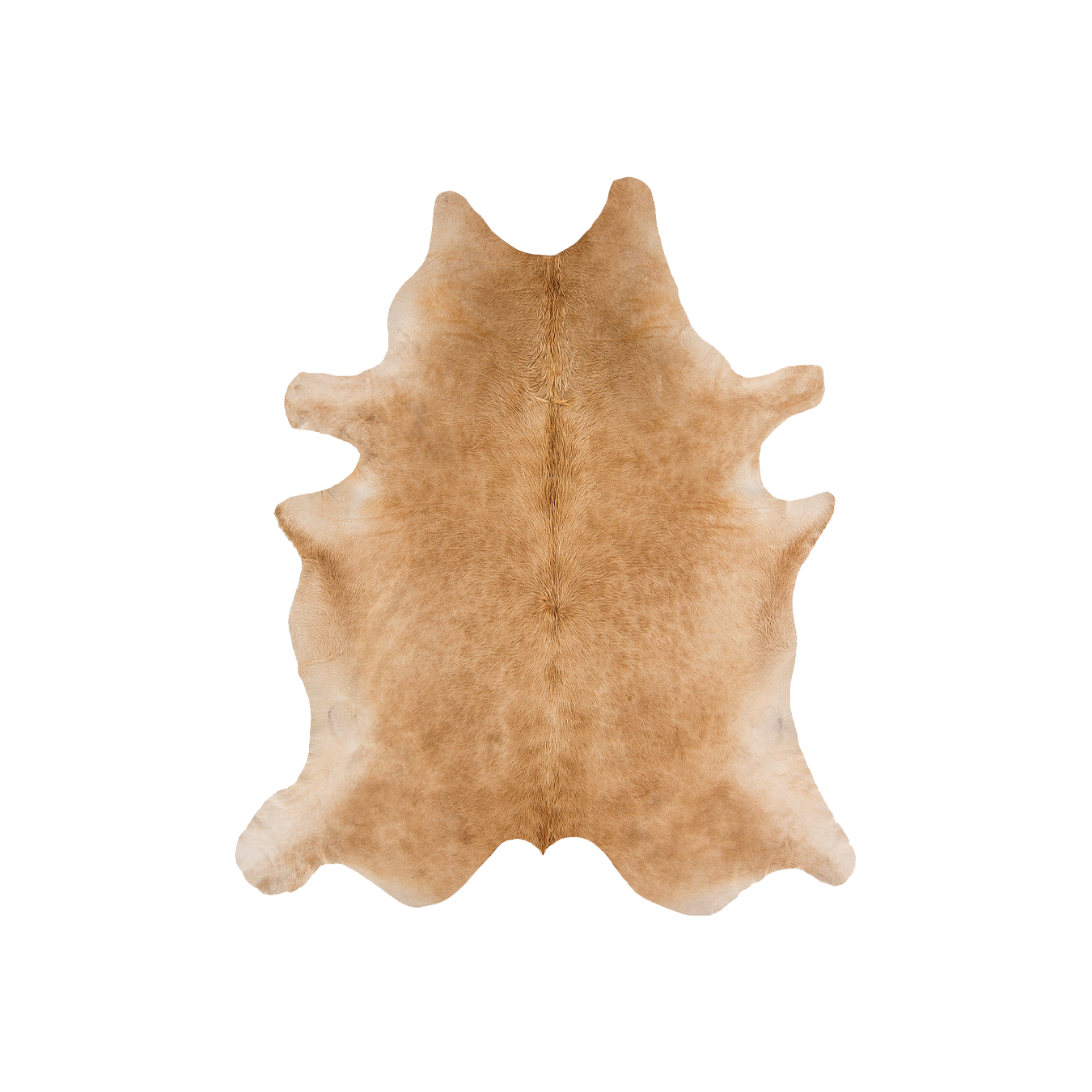 Rodeo Cowhide Rug Solid Beige