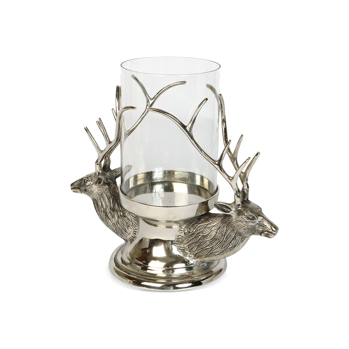 Stag Head Hurricane Lantern