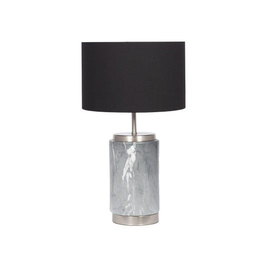 Grey Marble Effect Ceramic Table Lamp
