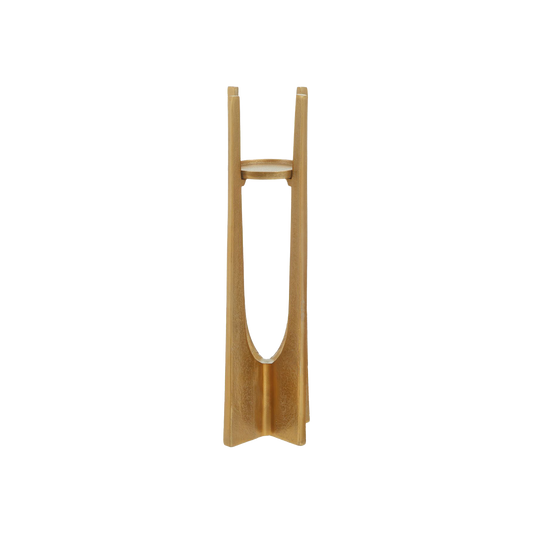 Gold Candle Holder Large