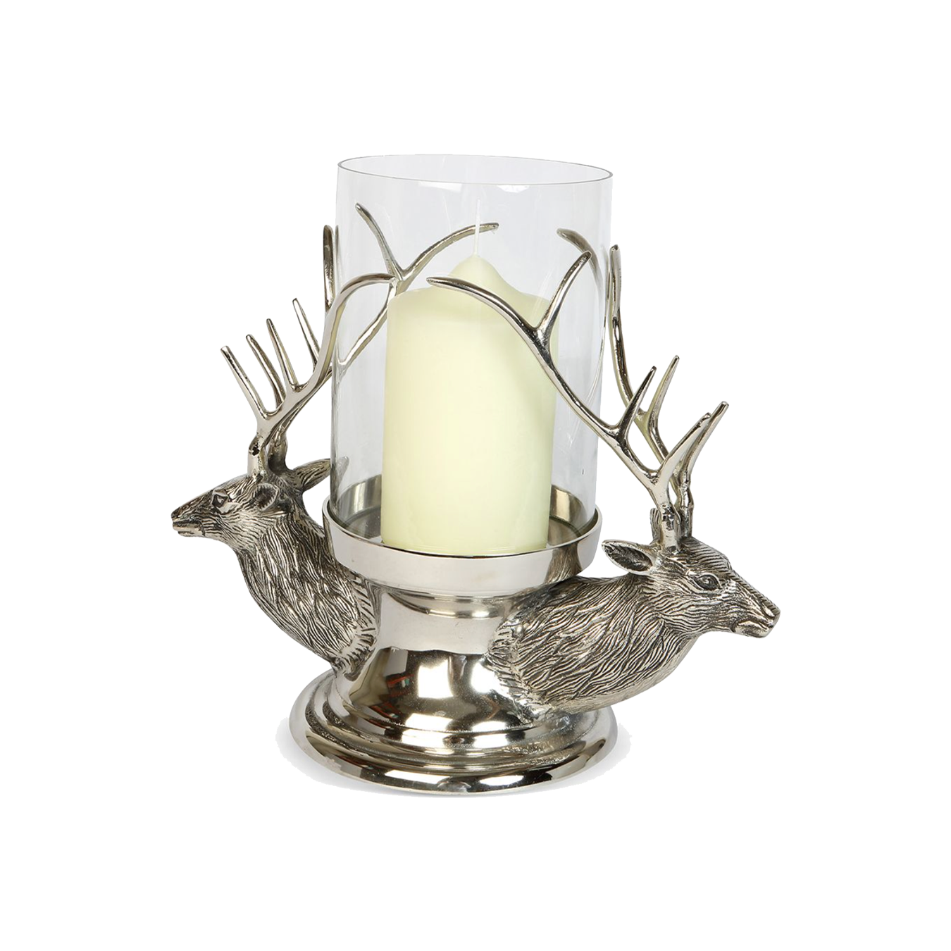 Stag Head Hurricane Lantern