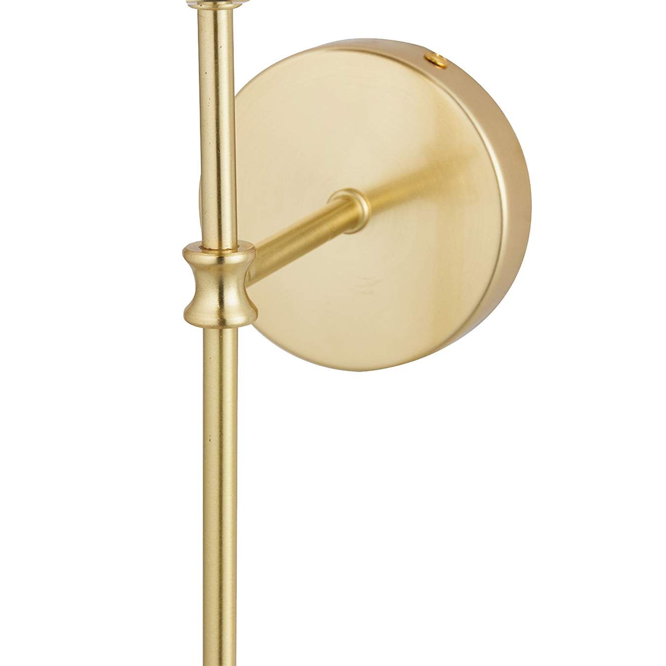 Arabella Smoked Glass Orb and Gold Metal Wall Light