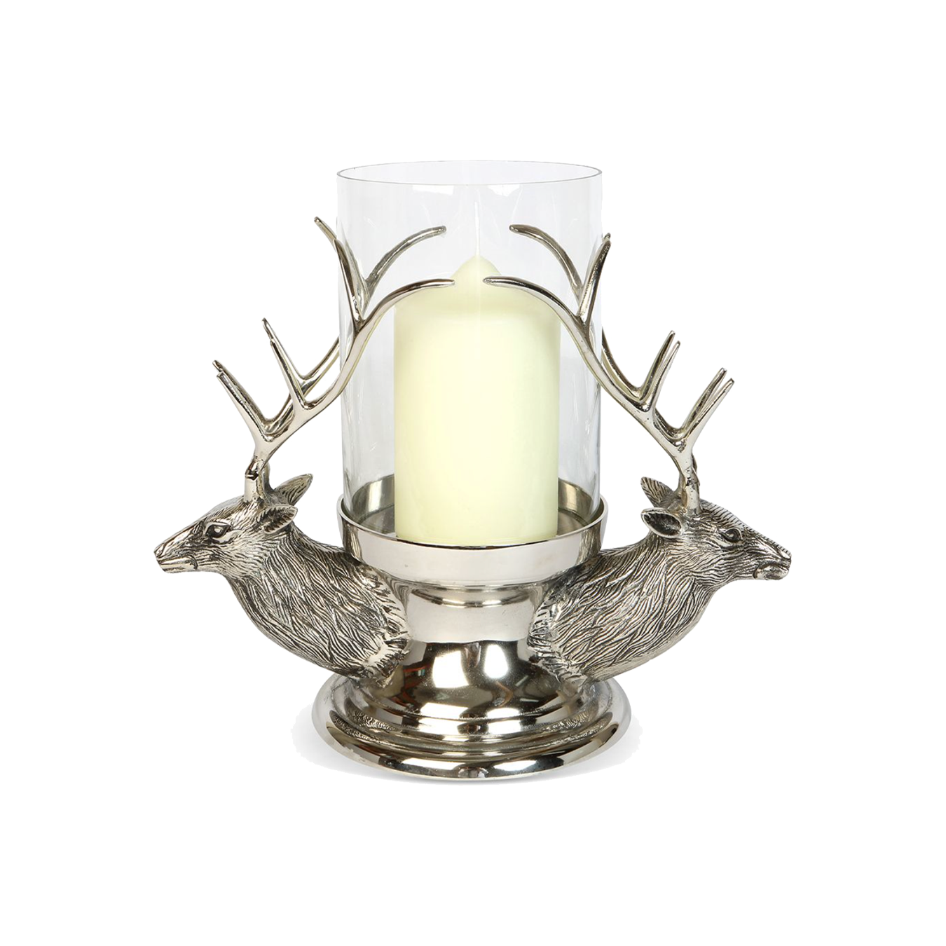 Stag Head Hurricane Lantern