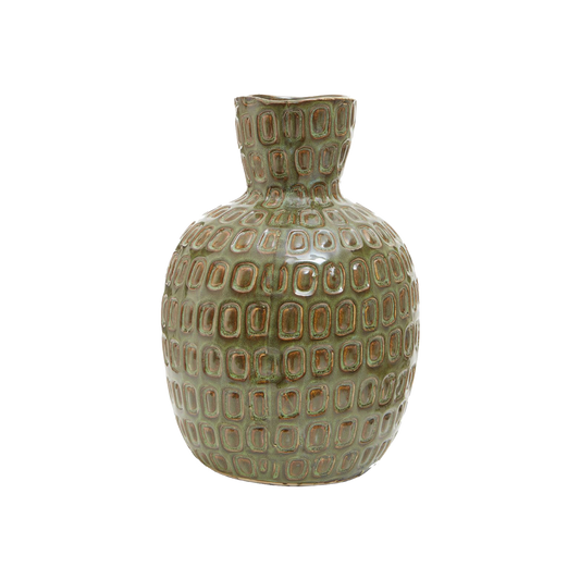 Green Ceramic Vase Small