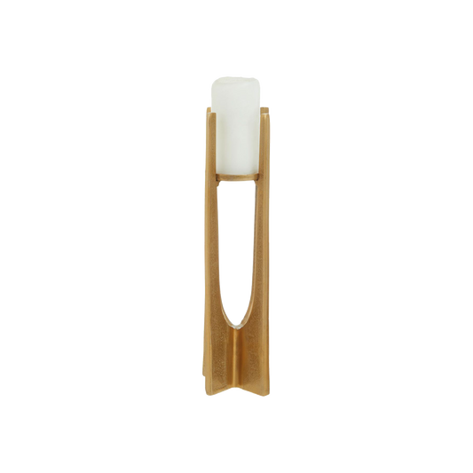 Gold Candle Holder Large