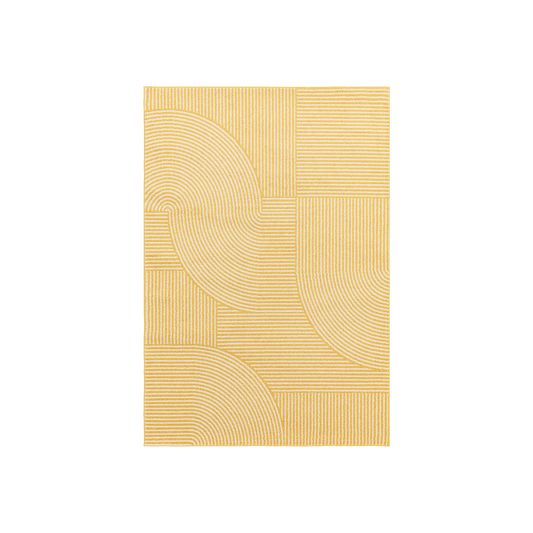 Muse Rug Yellow Geometric