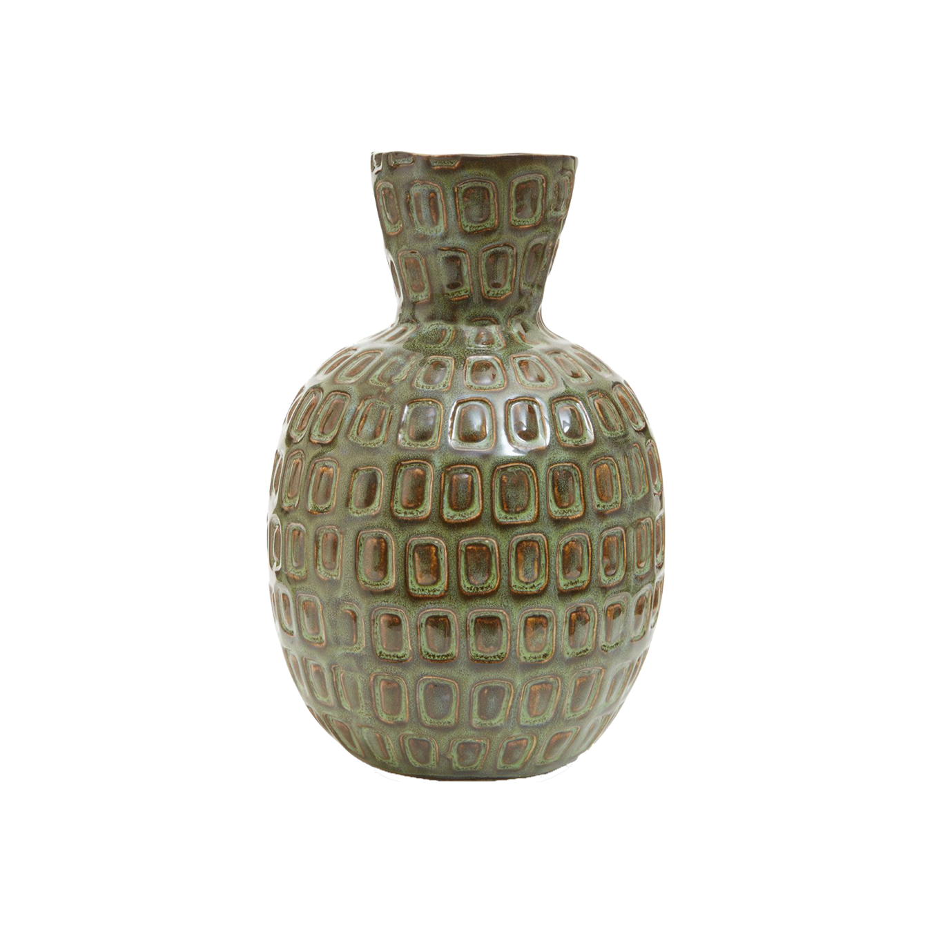 Green Ceramic Vase Large