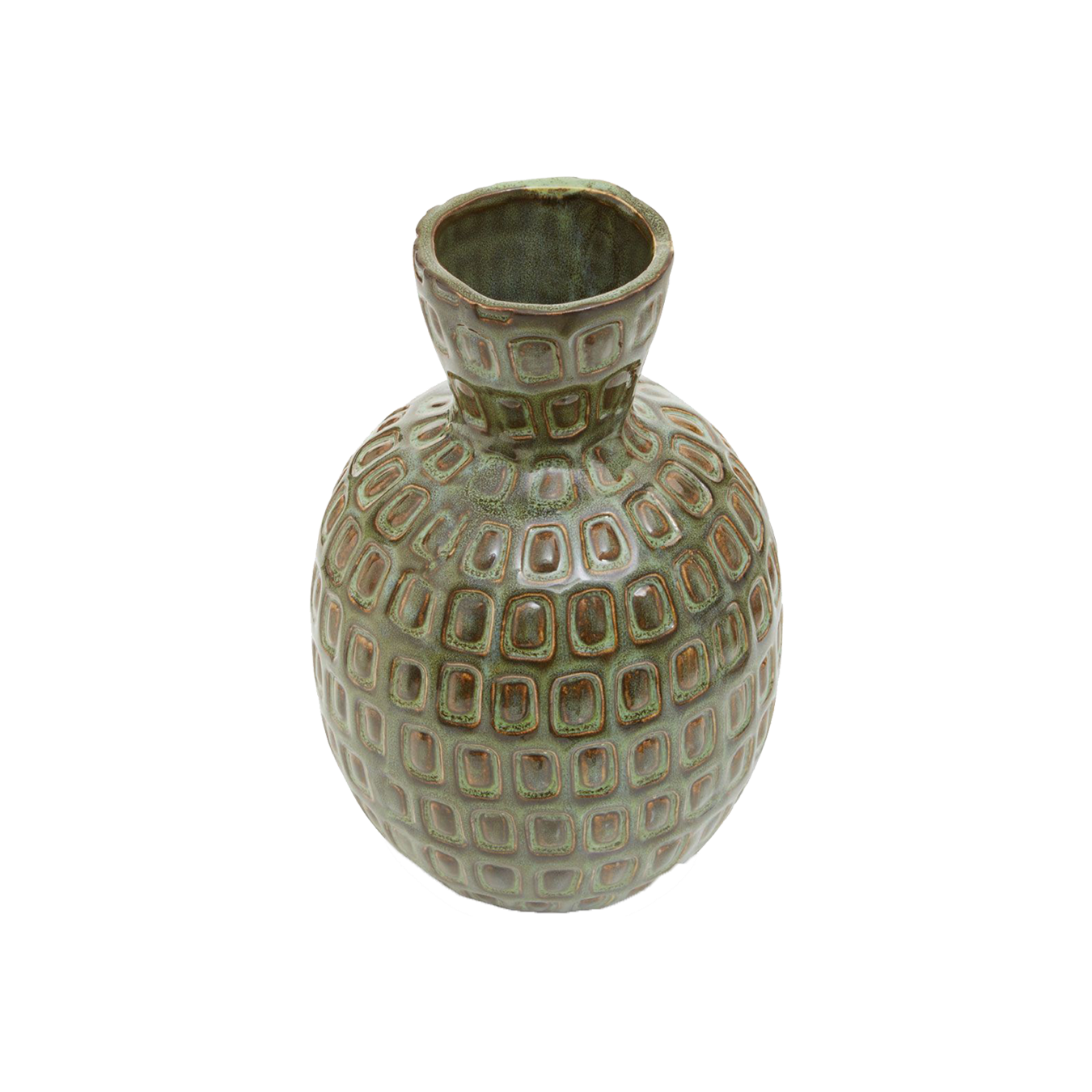 Green Ceramic Vase Large