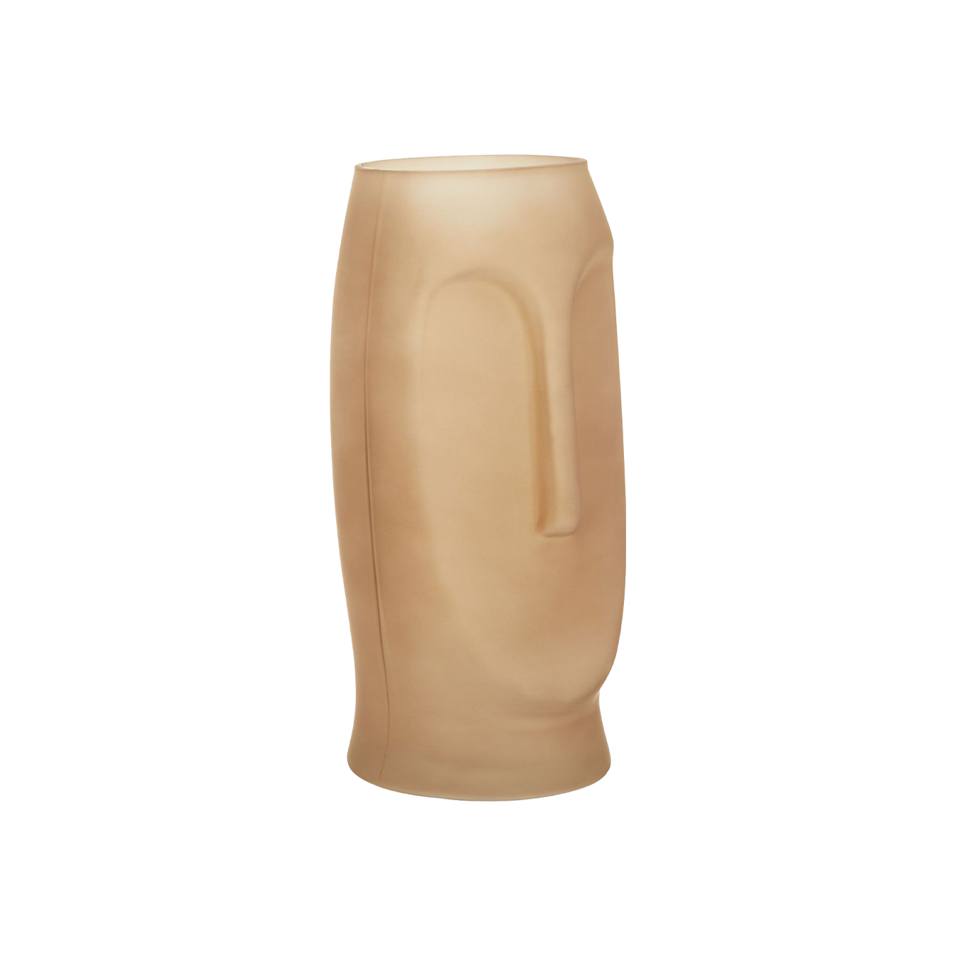 Grey Glass Vase Small