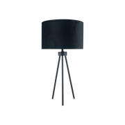 Matt Black Metal Tripod Table Lamp