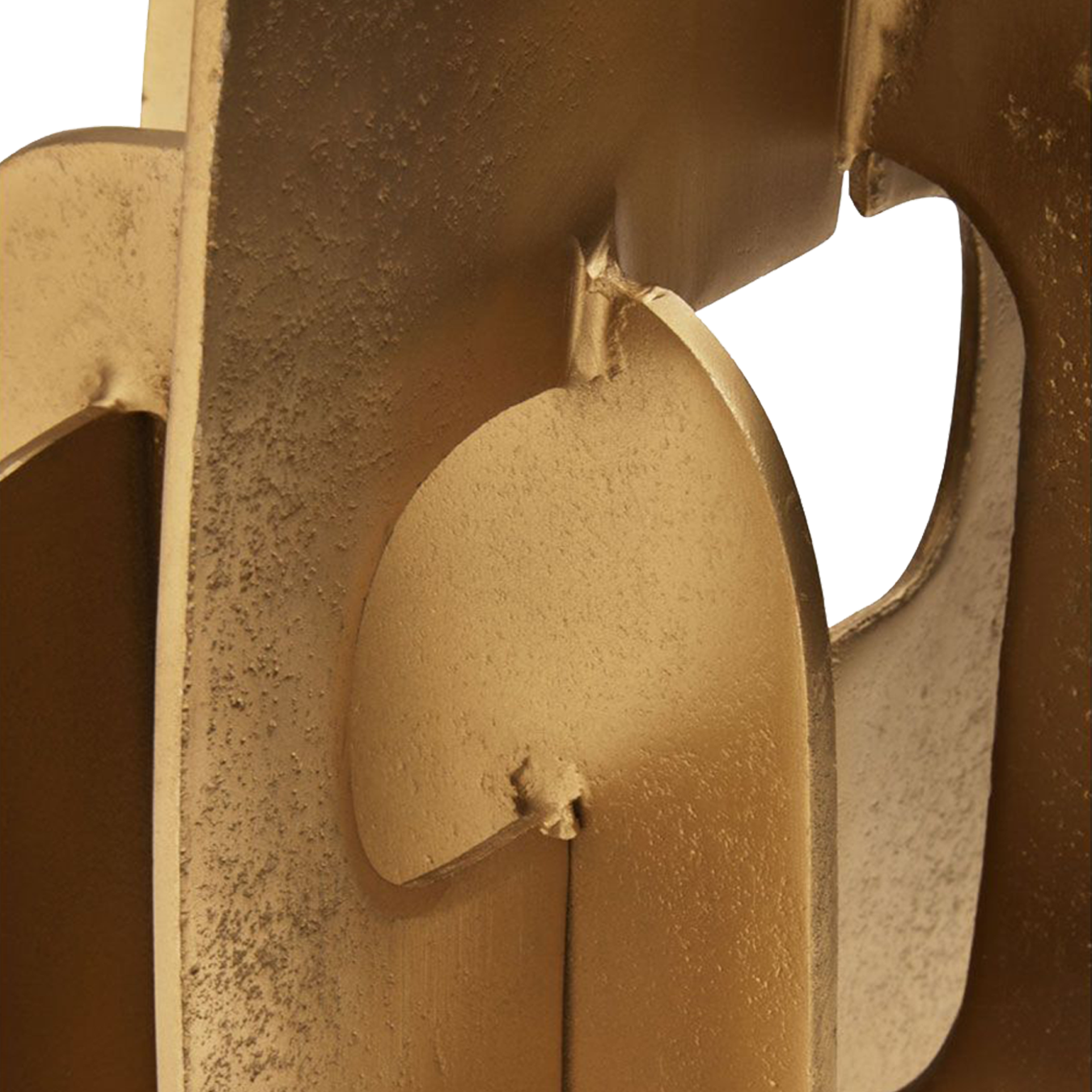 Prato Abstract Gold Sculpture