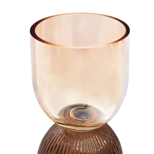 Two Tone Glass Vase Small