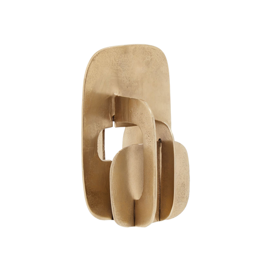 Prato Abstract Gold Sculpture