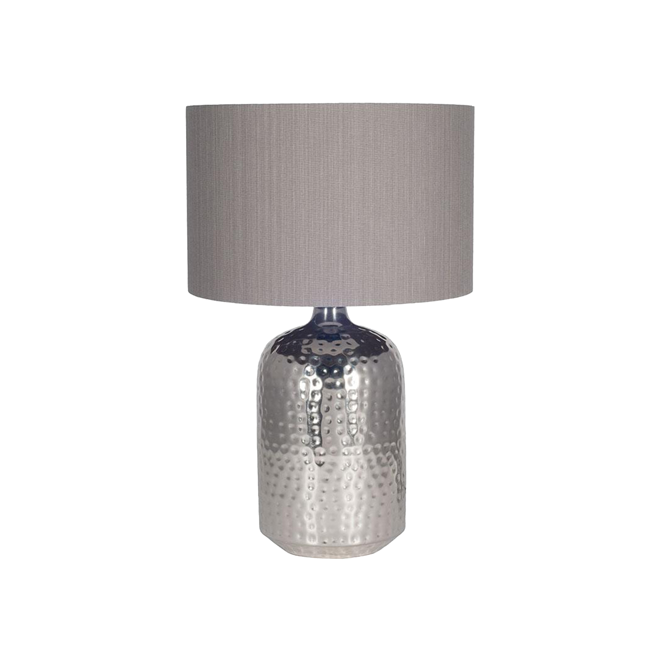 Hammered Lamp Silver