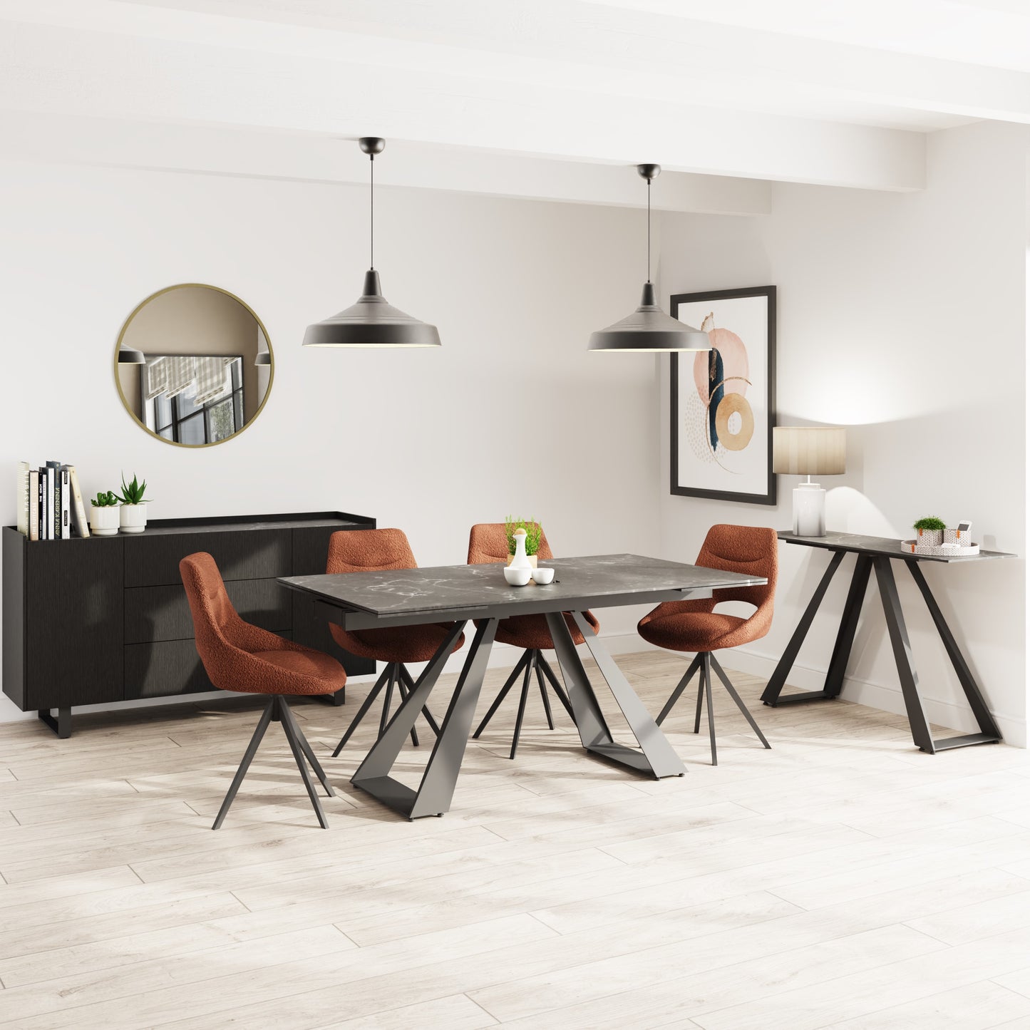 Inca Extending Dining Table | Sintered Stone