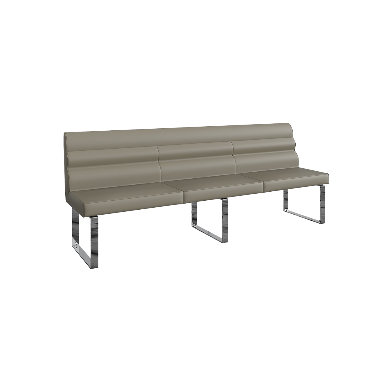 Indulgence 2.2m Dining Bench with Back
