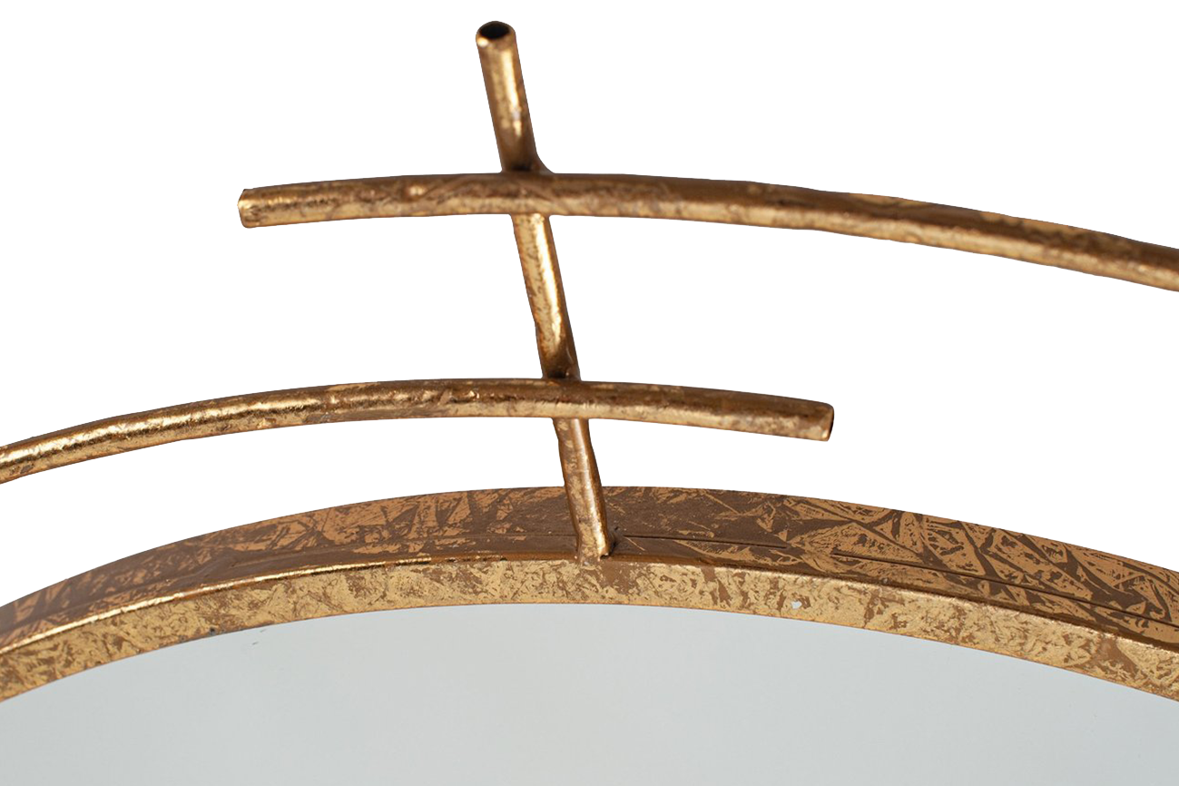 Metal Frame Round Wall Mirror