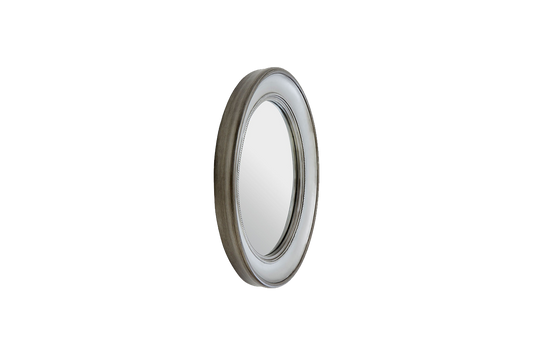 Classic Luxe Silver Round Mirror